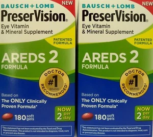 PreserVision AREDS 2 Eye Vitamin & Mineral Supplement with Lutein 2 pack - Picture 1 of 3