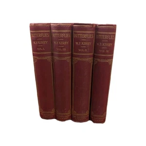 Schmetterlinge W. F. Kirby Band I II III IV The Naturalist Library Set 4 Bücher A7 - Bild 1 von 24