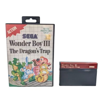 Wonder Boy III: The Dragon's Trap (Sega Master, 1989) No Manual - Image 1 of 4
