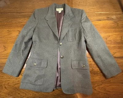 Chaqueta Blazer Jones New York Gris Cabello Camel Lana Talla 8 De Colección Años 90 Para Mujer Foto 1 de 4