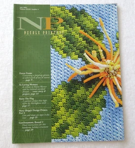 NEEDLE POINTERS Patterns Magazine July 2004 The American Needlepoint Guild Point - Imagen 1 de 8