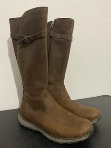 Eddie Bauer Lodge Boots Waterproof Tall Winter Woman’s Shoes size 10 Brown - Picture 1 of 8