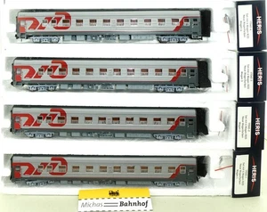 Heris 17060-1 RZD 4er Set Neue Wagenfarben H0 1:87 LD1 µ - Picture 1 of 10