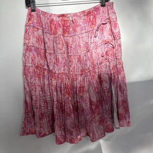 Falda Free People Estampado Floral Con Corbatas Talla Grande ¡Nueva! - Imagen 1 de 5