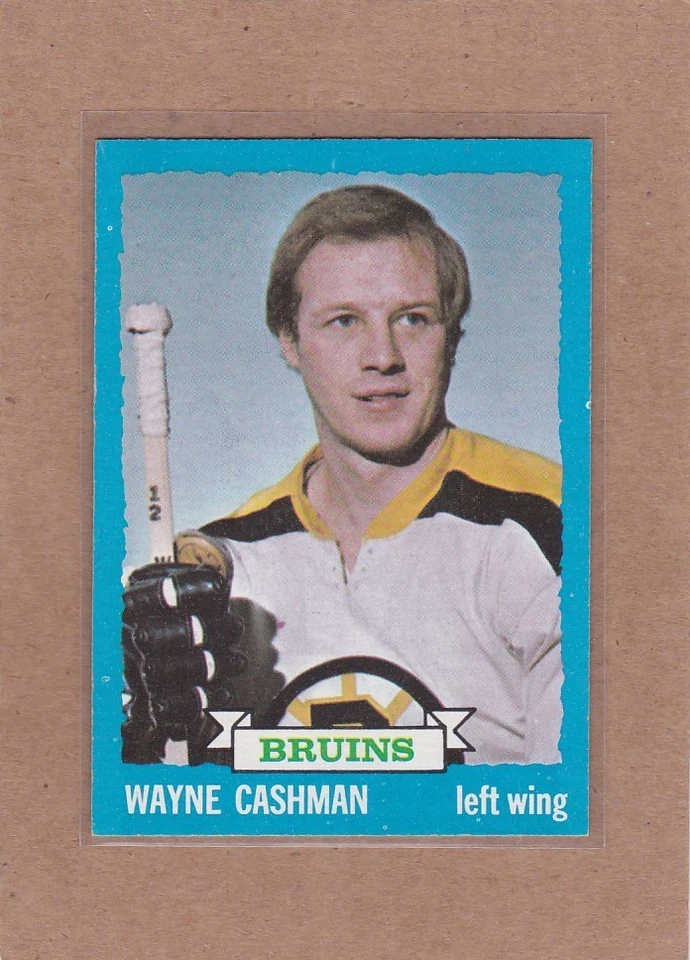 1973-74 TOPPS HOCKEY WAYNE CASHMAN #166 BRUINS EXMT/NM *A38785 - Image 1 of 1