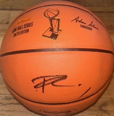 Rajon Rondo Signed Official NBA Finals Basketball PSA/DNA Boston Celtics RARE - Image 1 of 4