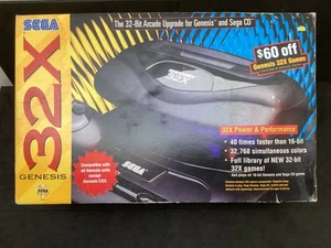 Sega Genesis 32X MK84000 en caja con instrucciones e inserción falta cable y PLTS EM - Imagen 1 de 11