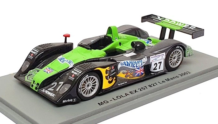 Spark escala 1/43 SCMG06 - MG Lola EX 257 #27 Le Mans 2002 - verde/gris Foto 1 de 4