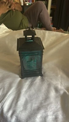 日本蓝绿色水晶灯  — 第 1/4 张图片