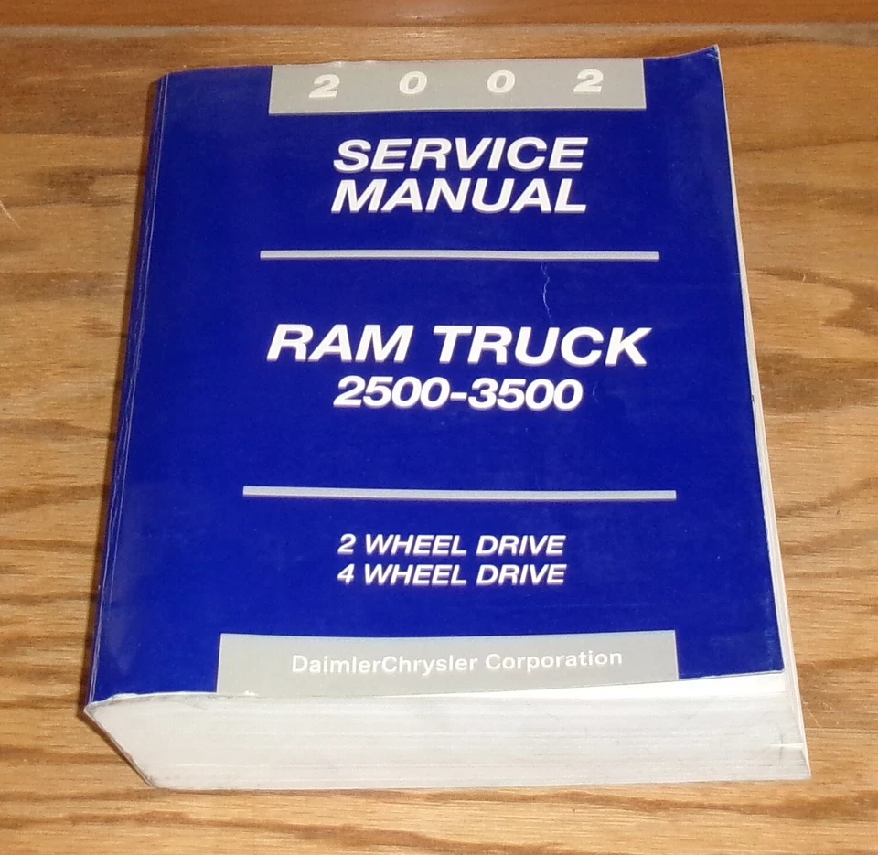 Dodge Ram 2500 3500 2002 original camioneta manual de servicio de taller 02 Foto 1 de 1