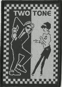 SKA 2 TONE dancing 1990's WOVEN SEW ON PATCH - no longer made SPECIALS MADNESS - Bild 1 von 11