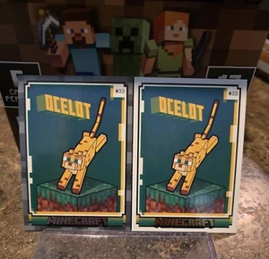 2024 Panini Minecraft Gear Ocelot Cat #33 Base Set Stone + Normal - Picture 1 of 2