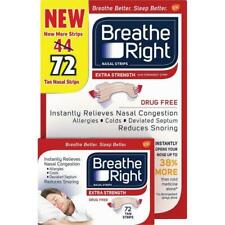 Breathe Right Extra Strength Tan Nasal Strips - 72 Count