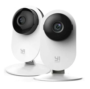 YI 2pc Home Camera 1080p Wireless IP Security Surveillance System Night Vision - Picture 1 of 9