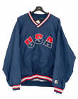 Starter Team USA Olympic Dream Team Sweater Warm Up Blue/red White XLarge