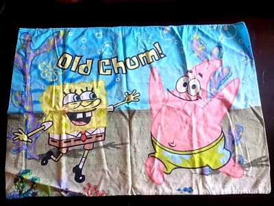 Funda de almohada Nickelodeon "Old Chum Best Friends" Bob Esponja y Patrick  Foto 1 de 2