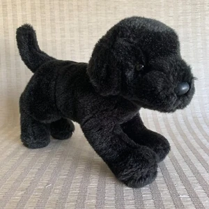 Black Labrador Retriever Puppy Plush 10" Douglas Realistic Stuffed Animal Toy - Picture 1 of 10