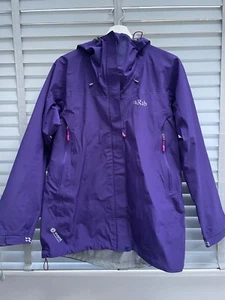 RAB Damen lila Jacke UK 14 VIDDA wasserdicht Kapuze Event Stoff UVP 250£ - Bild 1 von 20