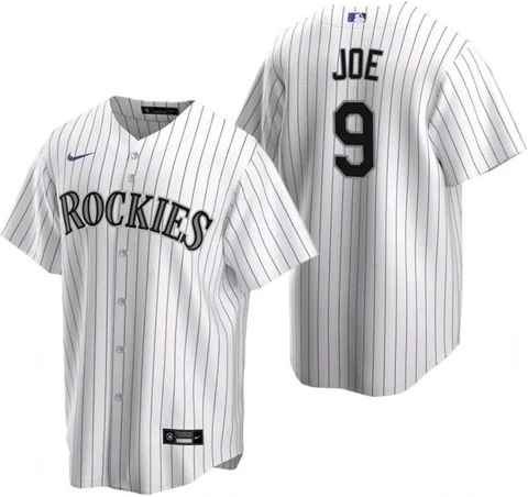 Nike Colorado Rockies Connor Joe #9 Replica Home Jersey Men’s Size Medium Cover