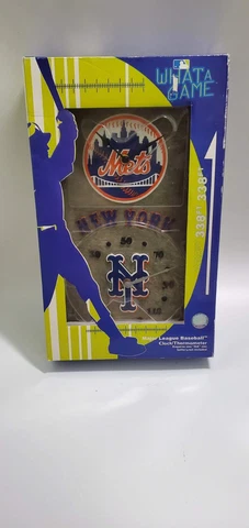 New York Mets 2005 Major League Baseball Clock Thermometer MLB0015 705 NEW Cover