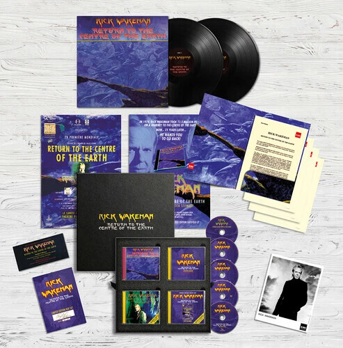Return to the Centre Of the Earth (Super Deluxe Box 180gm 2lp+4cd+Dvd, Press Pack, Photo, Posters) by Wakeman, Rick (Record, 2021)