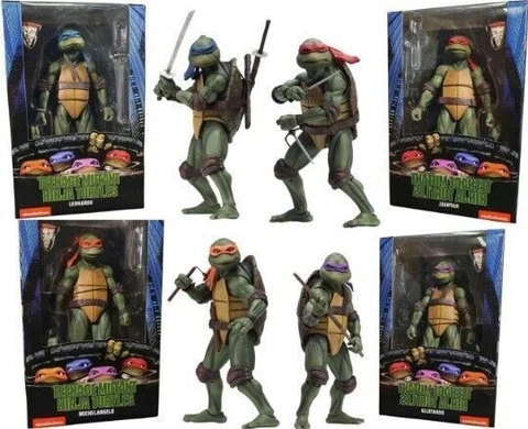 Ninja Turtles 1990 Movie 7" NECA TMNT Teenage Movable Toys Mutant Action Figure Cover