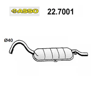 Silenciador Posterior Lada Niva - Toscana Asso Para 21011201005 - Imagen 1 de 1