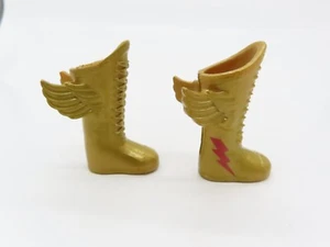 Lottie doll gold Boots With Wings Very Pretty Fits Barbie’s Sister Stacie - Picture 1 of 6