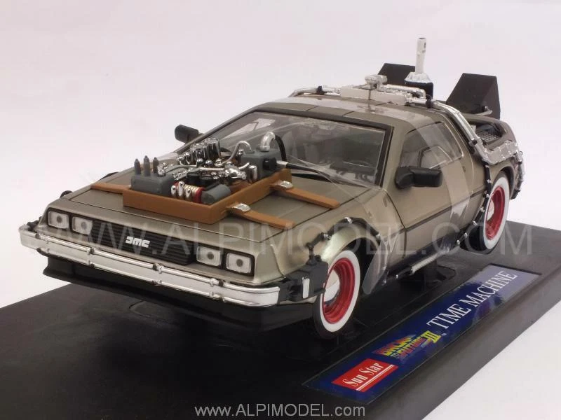 De Lorean Time Machine Back to The Future III 1:18 SUNSTAR 2712 - Immagine 1 di 1
