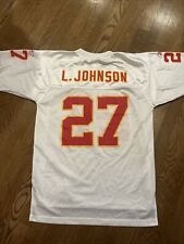 Larry Johnson Kansas City Chiefs jersey mens size large medium white Reebok