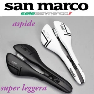 SELLA ASPIDE FIBRA DI CARBONIO +MINI CONFORT 3D GEL BICI CORSA MOUNTAIN BIKE - Foto 1 di 12