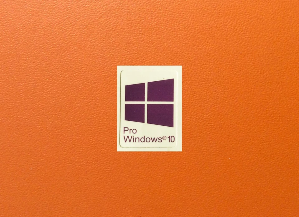 1 PCS Sticker for window 10 Badge Logo Decal Purple Color 16mm x 22mm USA - Image 1 of 1