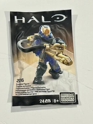 2016 Microsoft Mega Bloks Halo Exclusive Figure UNSC Hellbringer SDCC New Sealed - Image 1 of 4