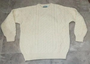 Neu ohne Etikett Vintage Aran Crafts Fischer Pullover Herren Gr. L - Bild 1 von 3