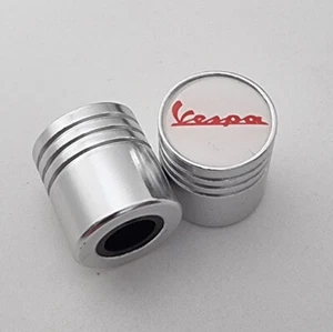 Vespa Dust caps all models non stick Worlds Biggest Logo 6 Colours - Picture 1 of 5