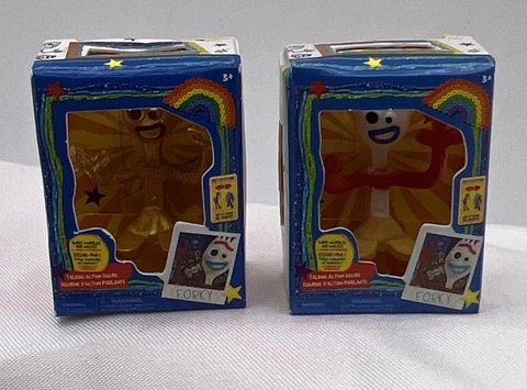 Lot of 2 New Zuru Mini Brand Disney Edition Toy Story 1 Gold 1 Wh 005 &012 Forky Cover