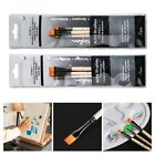 Durable 3 Piece Artist Brushes Set Watercolour Oil Acrylic Painting Essentials