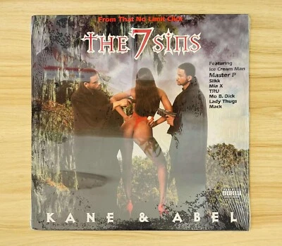 Kane & Abel / The 7 Sins 1996 US Gangsta LP Vinyl No Limit Records PEVL 50634 - Image 1 of 4