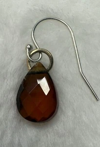 Sundance Birthstone Briolette January Garnet Solo Earring.  - Picture 1 of 1