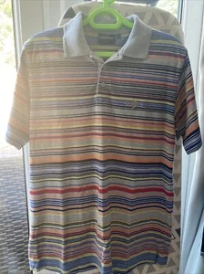 Guinness Men’s Polo Shirt T-shirt Top Short Sleeve Striped Small - Picture 1 of 9