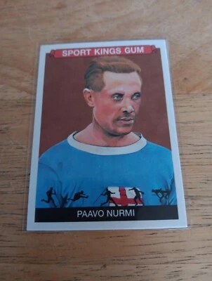 Tarjeta Sport Kings Paavo Nurmi 2002 #115 oro olímpico 1924 juegos atletismo Foto 1 de 2