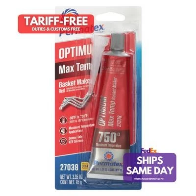 Permatex 27038, One Red Silicone Optimum Red Rtv 3 Oz Silicone Performance Parts - Image 1 of 4