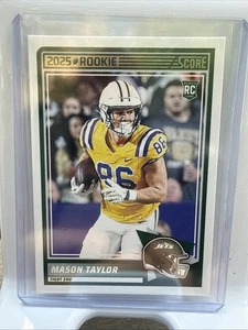 2025 Score Mason Taylor RC Base #7 New York Jets Rookie New - Picture 1 of 10