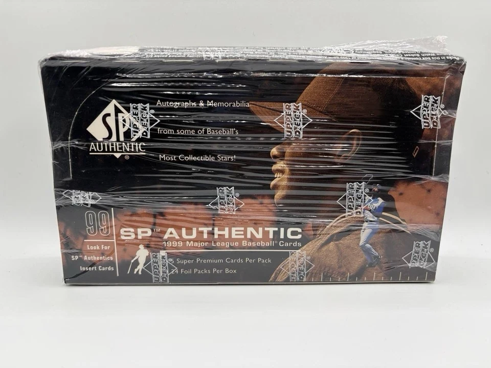 1999 UPPER DECK SP AUTHENTIC MLB BASEBALL HOBBY BOX KEN GRIFFEY JR AUTO NEW - Image 1 of 4