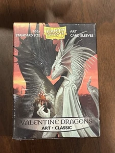 2017 Dragon Shield Sleeves Valentine Dragon Limited Edition 100 Sleeves - Picture 1 of 1