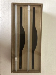 2 in 1 Wrap Dispenser with Cutter, Foil and Plastic Wrap Organizer - Picture 1 of 4