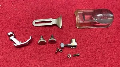 Singer 401A 403A 404 Sewing Machine Glass Light Lens And Parts lot - Image 1 of 2