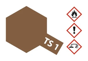 85001 Tamiya TS-1 Red Brown pintura en spray 100 ml (1 l = 104,90 €), para modelo de plástico - Imagen 1 de 3