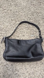 Bolso de Hombro Y2K Vintage Coach 1417 Cuero East West Legacy Borla Negra - Imagen 1 de 11