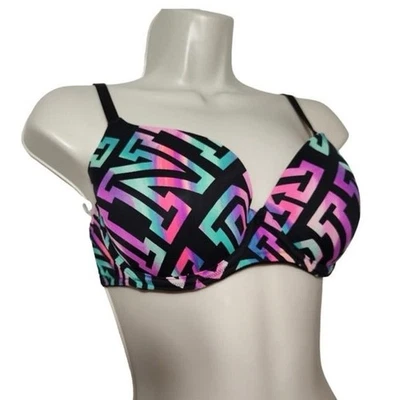 VS Pink Logo Wear Multi-Colored Everywhere Lightly Lined Padded Bra Size 32D  - Image 1 of 4